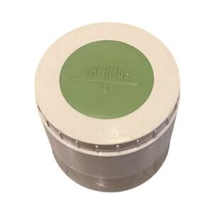 Vtg Thermos King Insulated Food Container Hot Cold Jar Green 60s MCM Retro 1155